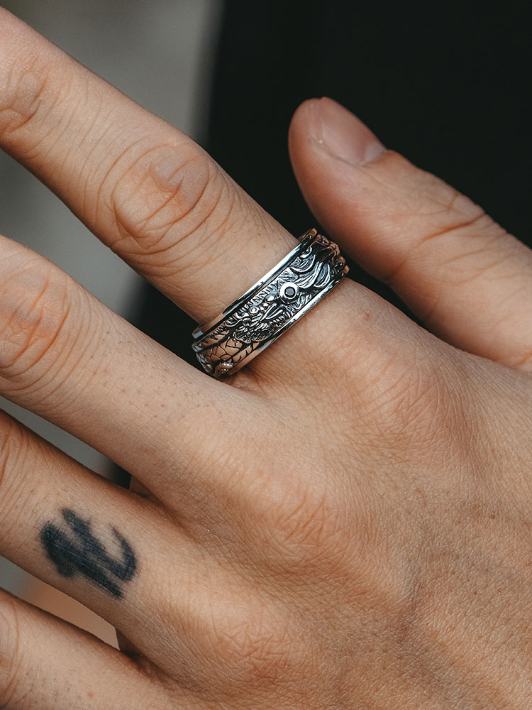 Dragon Soul Onyx Guardian Ring