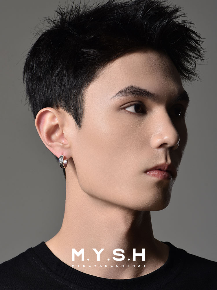 S925 Silver Basketball Hoop Earrings