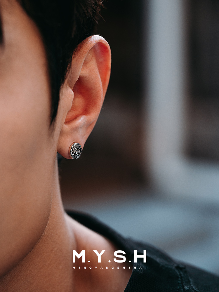 S925 Silver Eye of Horus Stud Earrings