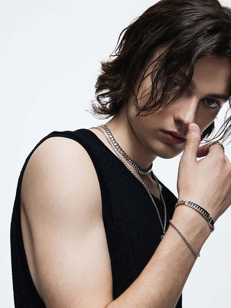 S925 Silver Thick Cuban Link Chain Necklace