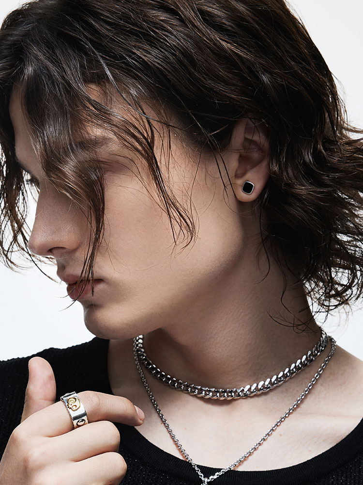 S925 Silver Thick Cuban Link Chain Necklace