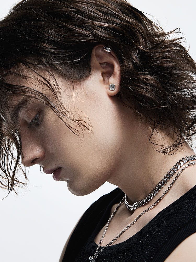 S925 Silver Thick Cuban Link Chain Necklace