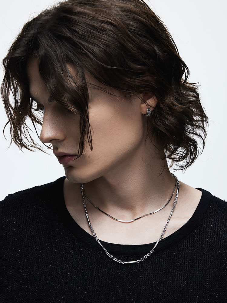 Sterling Silver Thin Snake Chain Necklace