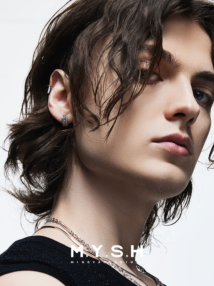 S925 Silver Cross & Fleur-de-Lis Clip-On Earrings