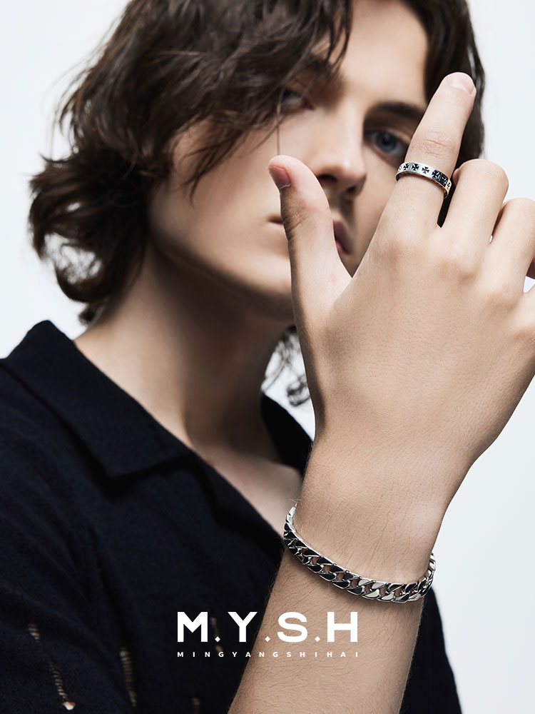 S925 Silver Cuban Link Bracelet