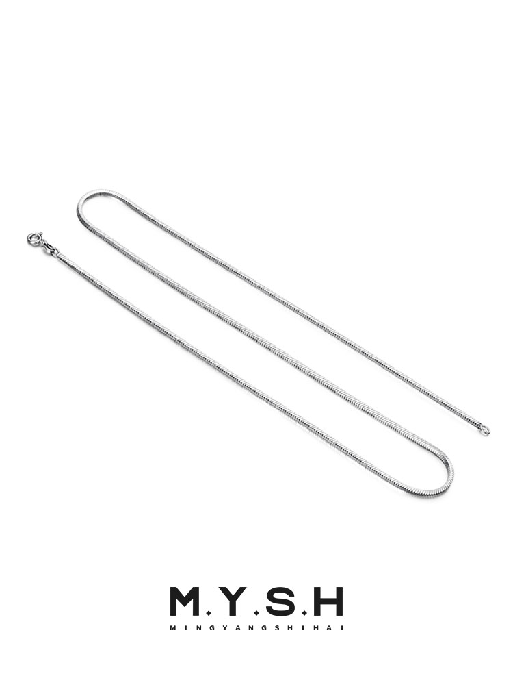 Sterling Silver Thin Snake Chain Necklace