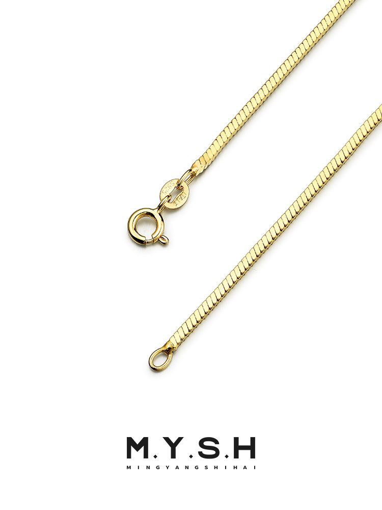 S925 Silver Thin Snake Chain Necklace