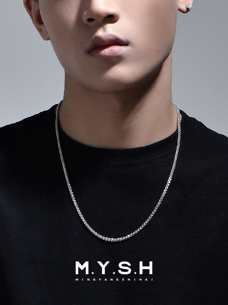 Sterling Silver Rope Chain Necklace