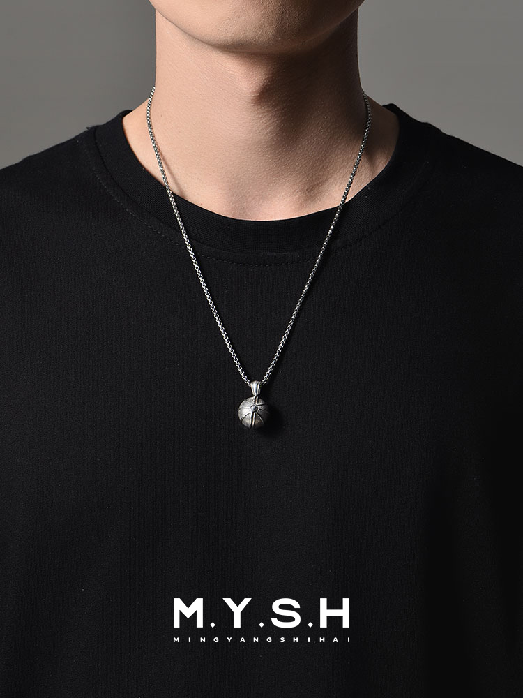 S925 Silver Kobe 24 Championship Trophy Locket Basketball Pendant Necklace