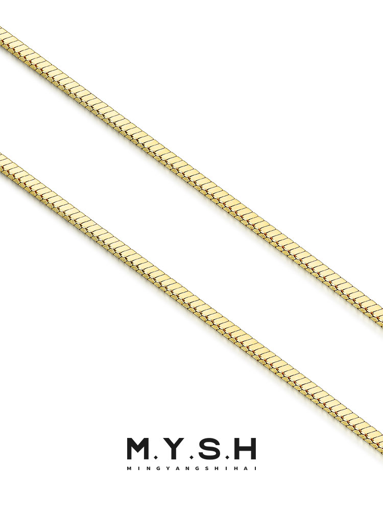 S925 Silver Thin Snake Chain Necklace