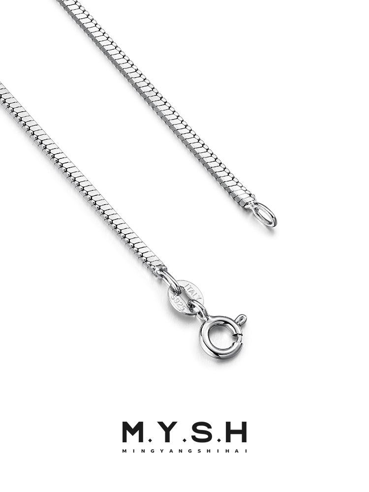 Sterling Silver Thin Snake Chain Necklace