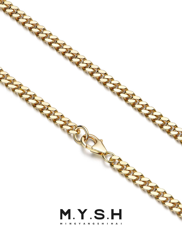 Cuban Link Silver Chain Necklace