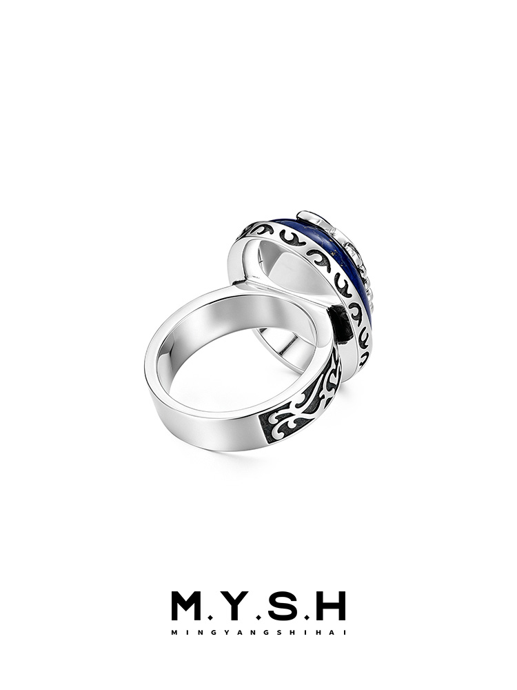 S925 Silver The Vampire Diaries Damon Salvatore Daylight Ring
