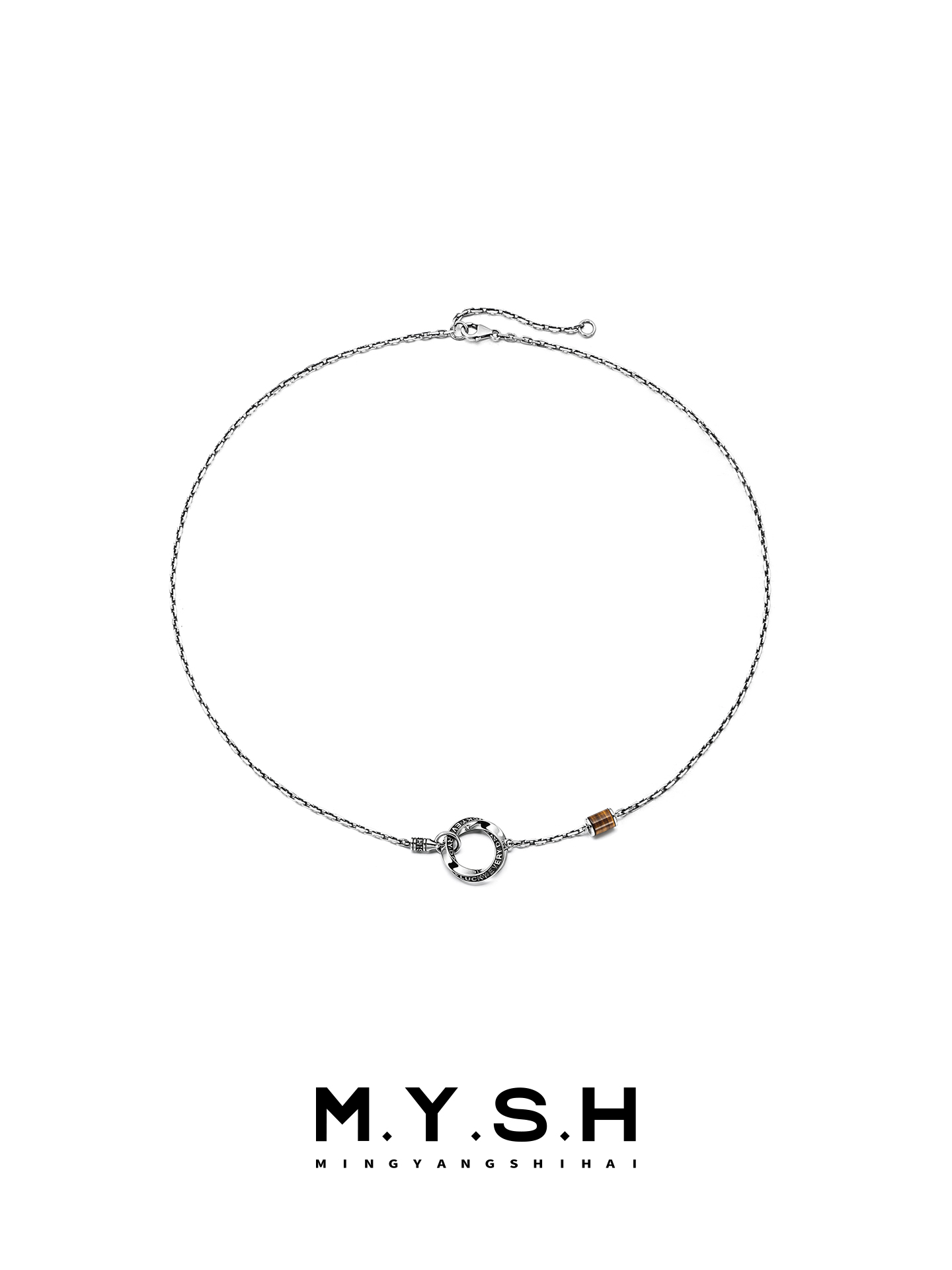 S925 Silver Möbius “Lucky Every Day” Pendant Necklace