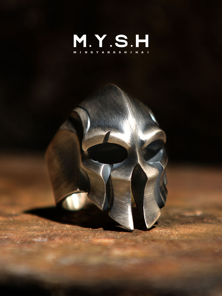 Spartan Warrior Helmet Ring