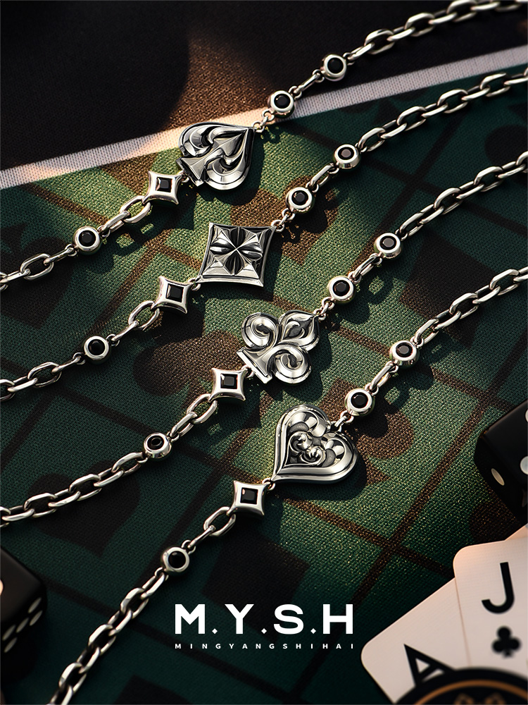 S925 Silver Lucky Heart Bracelet-MYSH