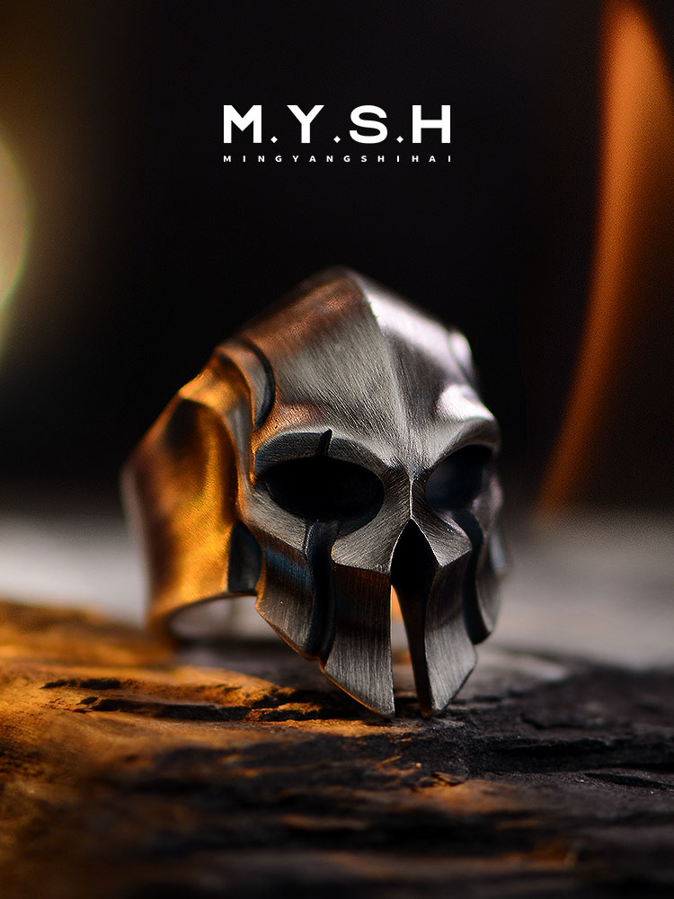 Spartan Warrior Helmet Ring