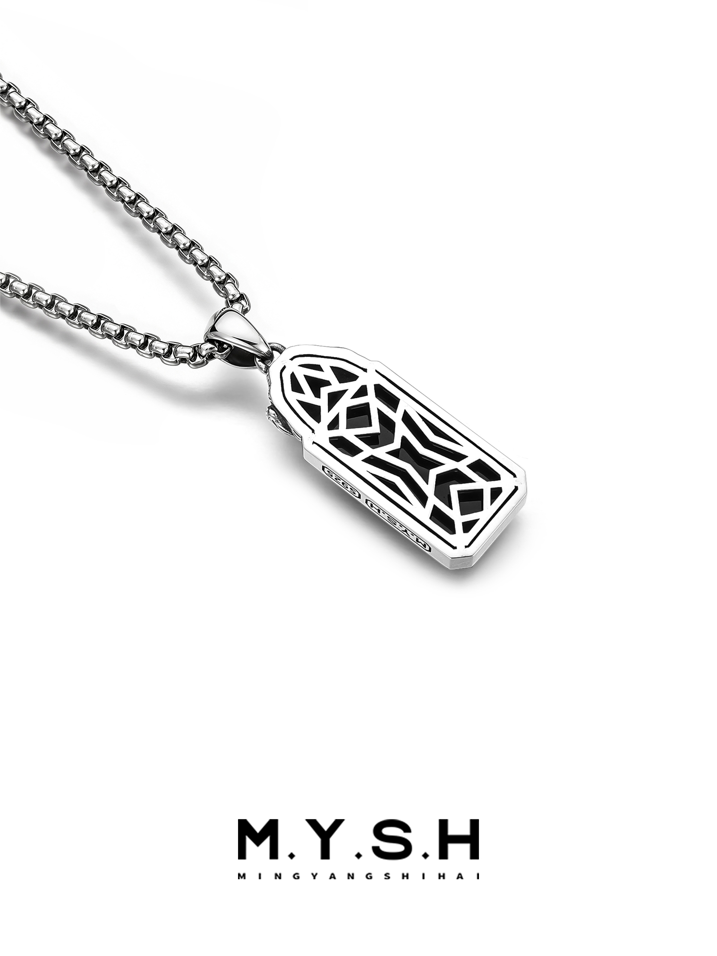 S925 Silver Crouching Leopard Pendant Necklace