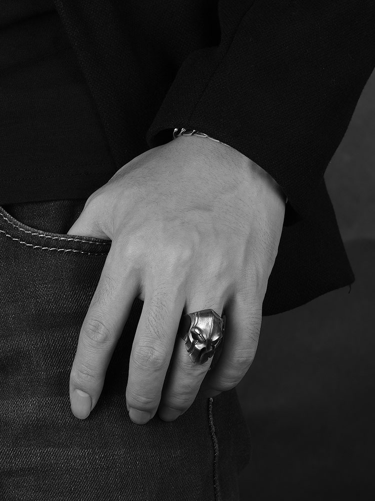 Spartan Warrior Helmet Ring