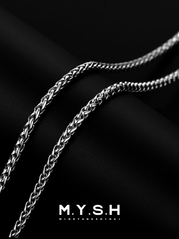 Sterling Silver Rope Chain Necklace