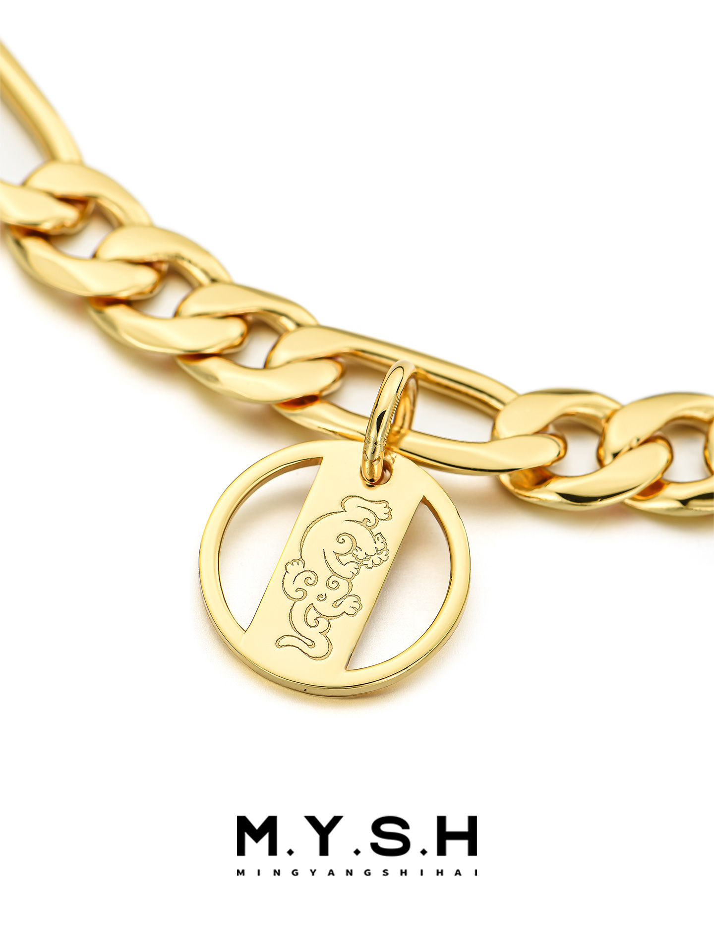S925 Silver Figaro Chain Bracelet for Men