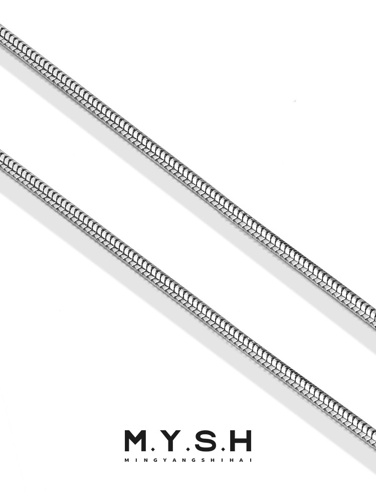 Sterling Silver Snake Chain Necklace