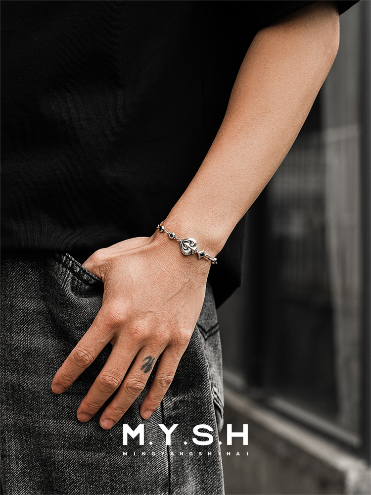 S925 Silver Lucky Heart Bracelet-MYSH