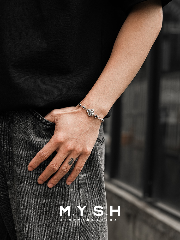 S925 Silver Lucky Club Bracelet-MYSH