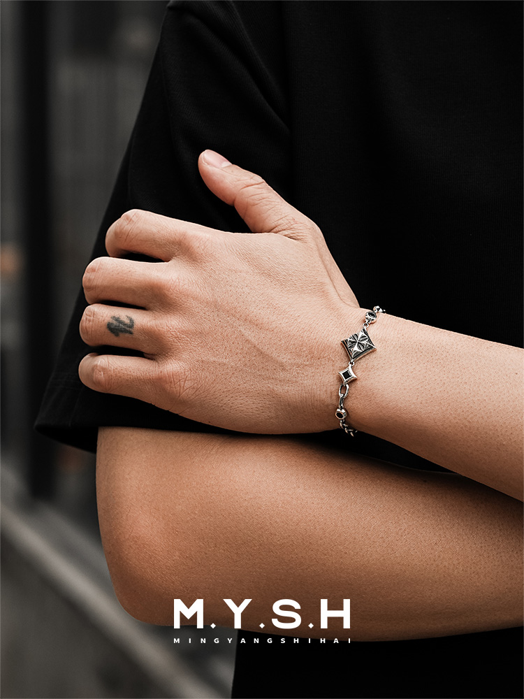 S925 Silver Lucky Diamond Bracelet-MYSH
