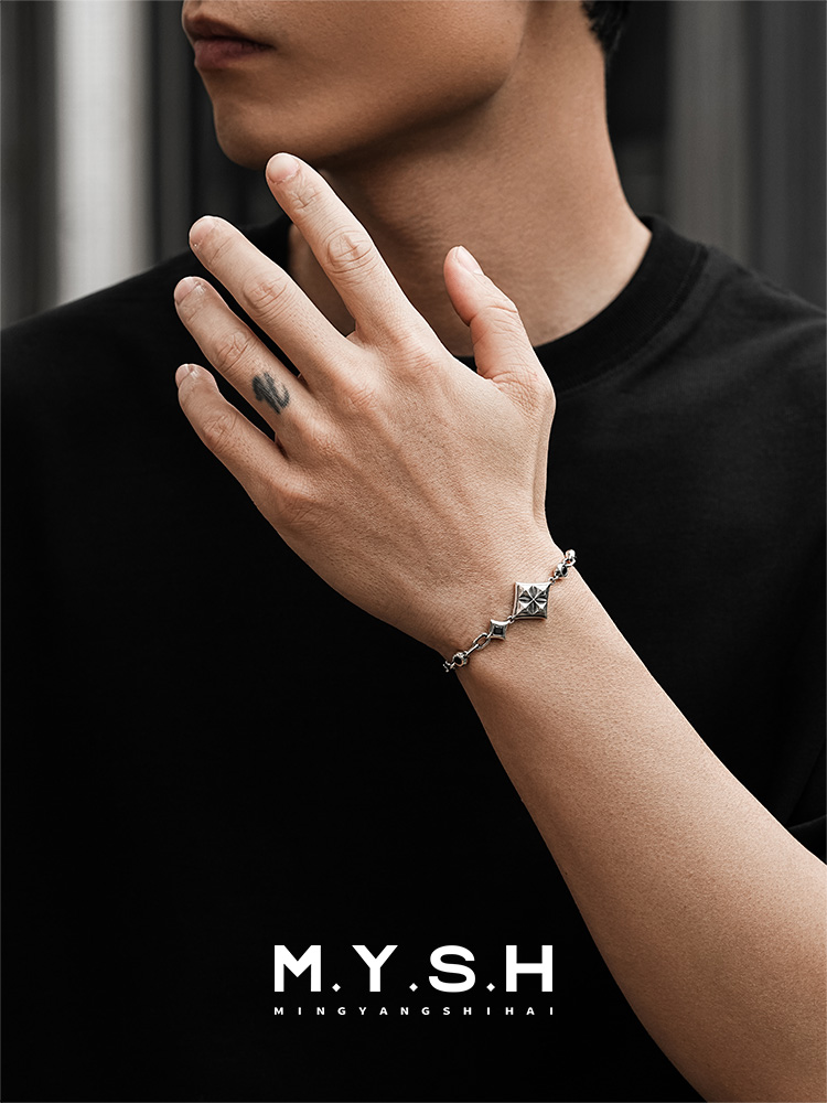S925 Silver Lucky Diamond Bracelet-MYSH