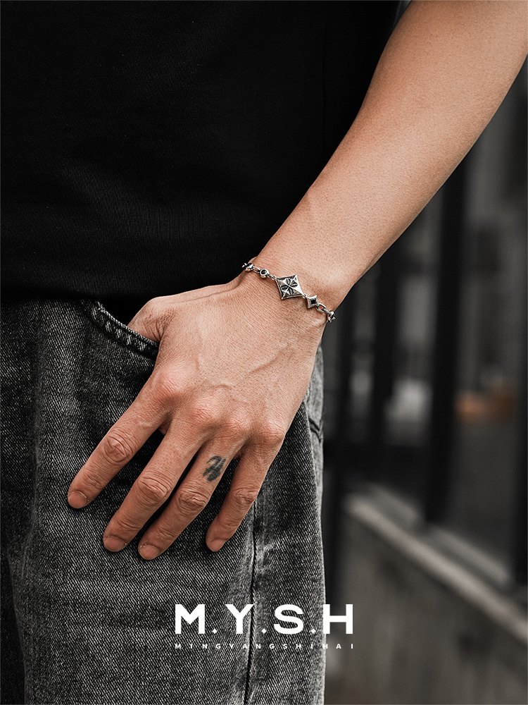 S925 Silver Lucky Diamond Bracelet-MYSH