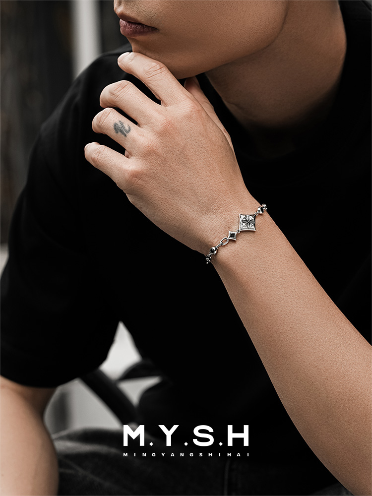 S925 Silver Lucky Diamond Bracelet-MYSH