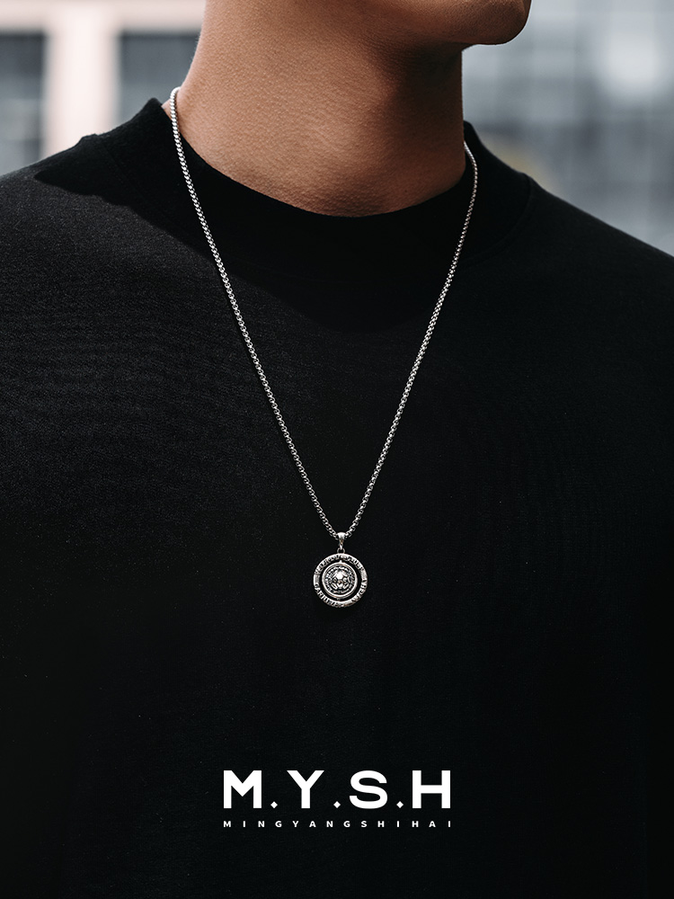 S925 Silver Rotating World Cup Soccer Spinner Pendant Necklace