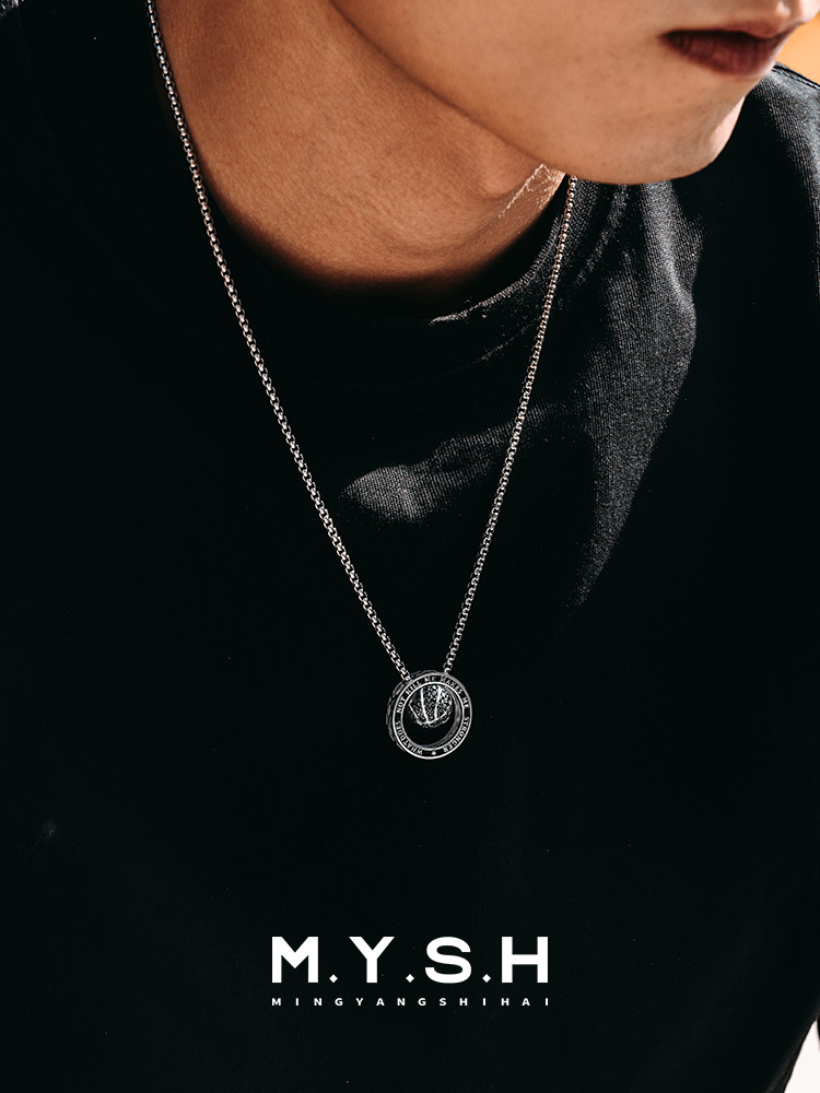 S925 Silver Full Pave Black Crystal Basketball Pendant Necklace