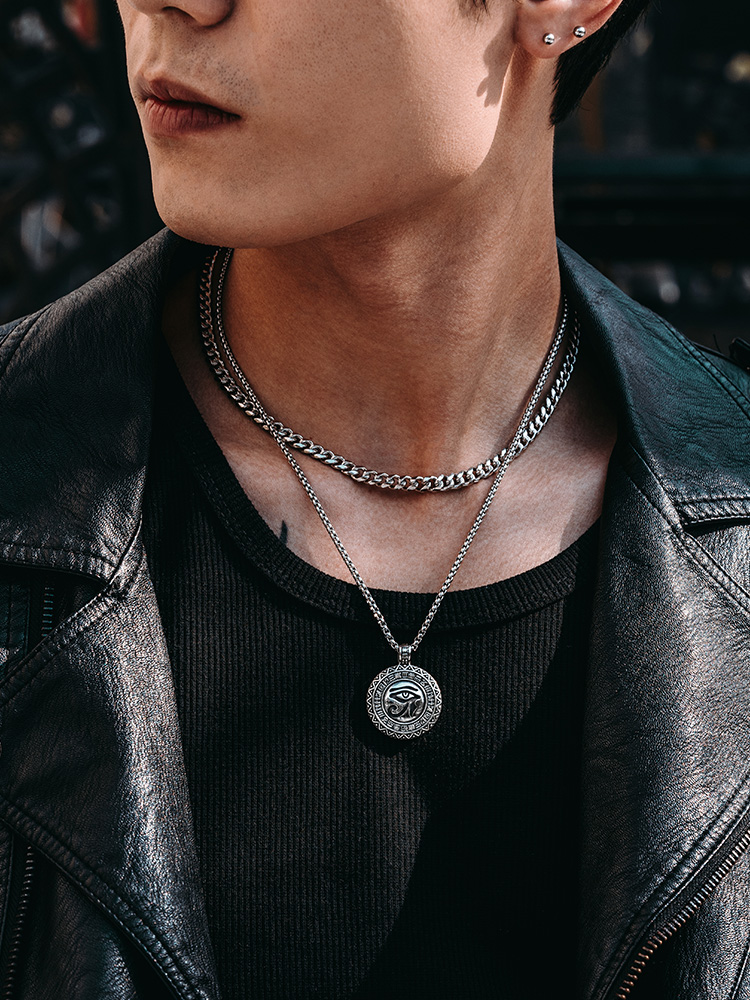 S925 Silver Eye of Horus Pendant Necklace