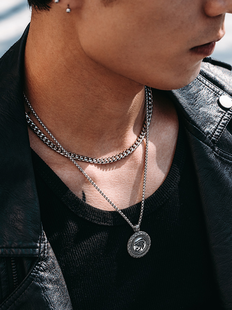 S925 Silver Eye of Horus Pendant Necklace