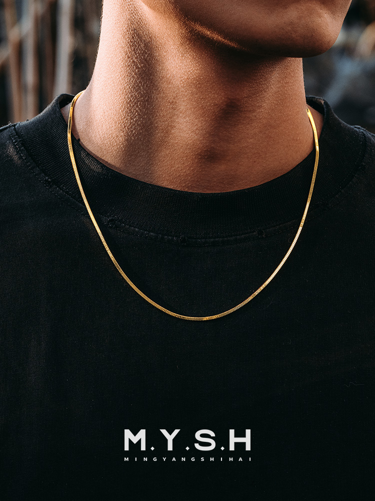 S925 Silver Thin Snake Chain Necklace