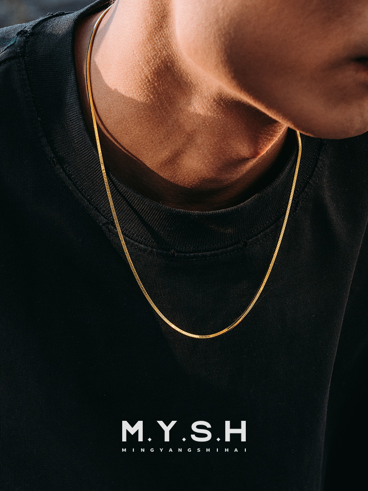 S925 Silver Thin Snake Chain Necklace