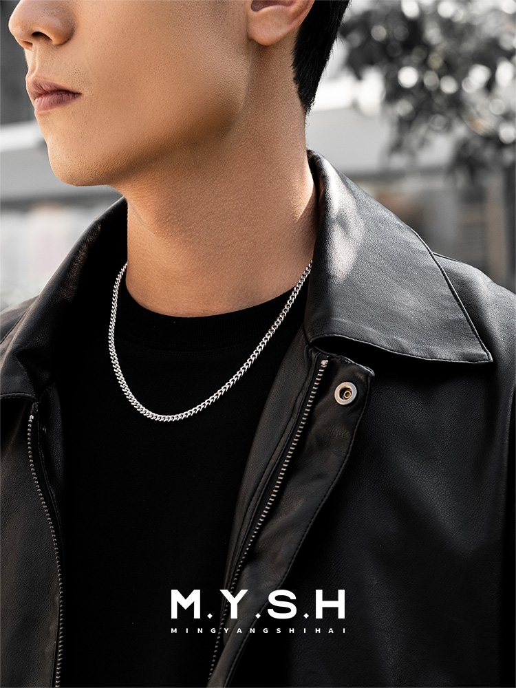 Cuban Link Silver Chain Necklace