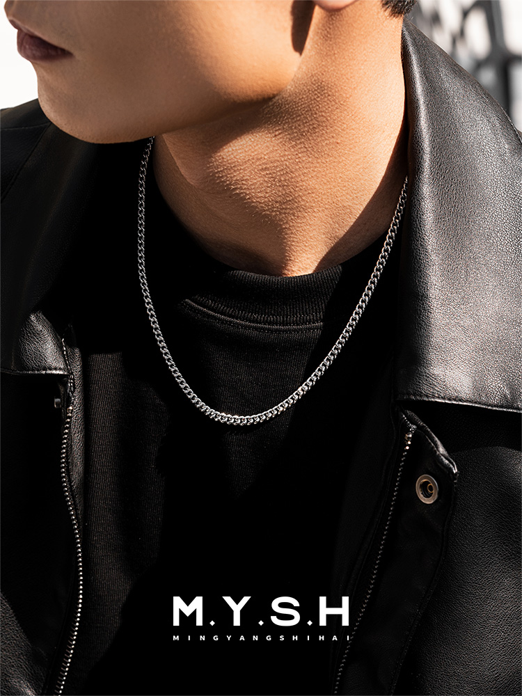 Cuban Link Silver Chain Necklace