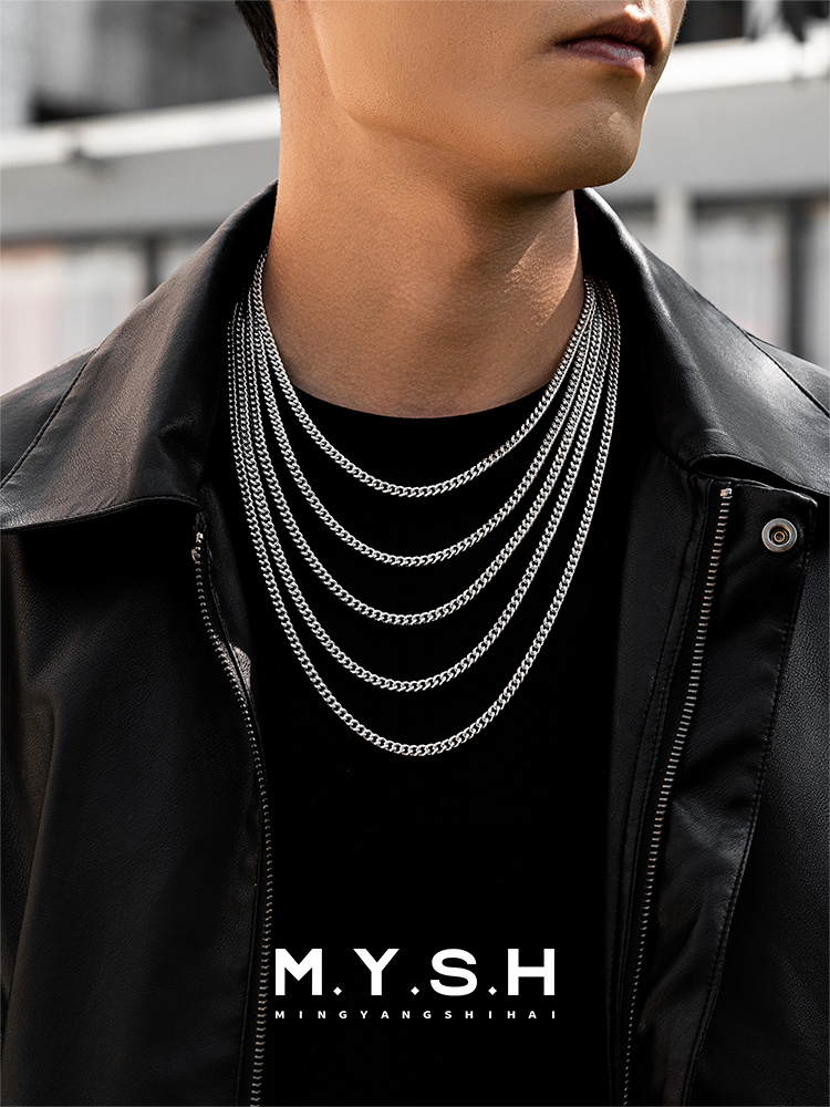 Cuban Link Silver Chain Necklace