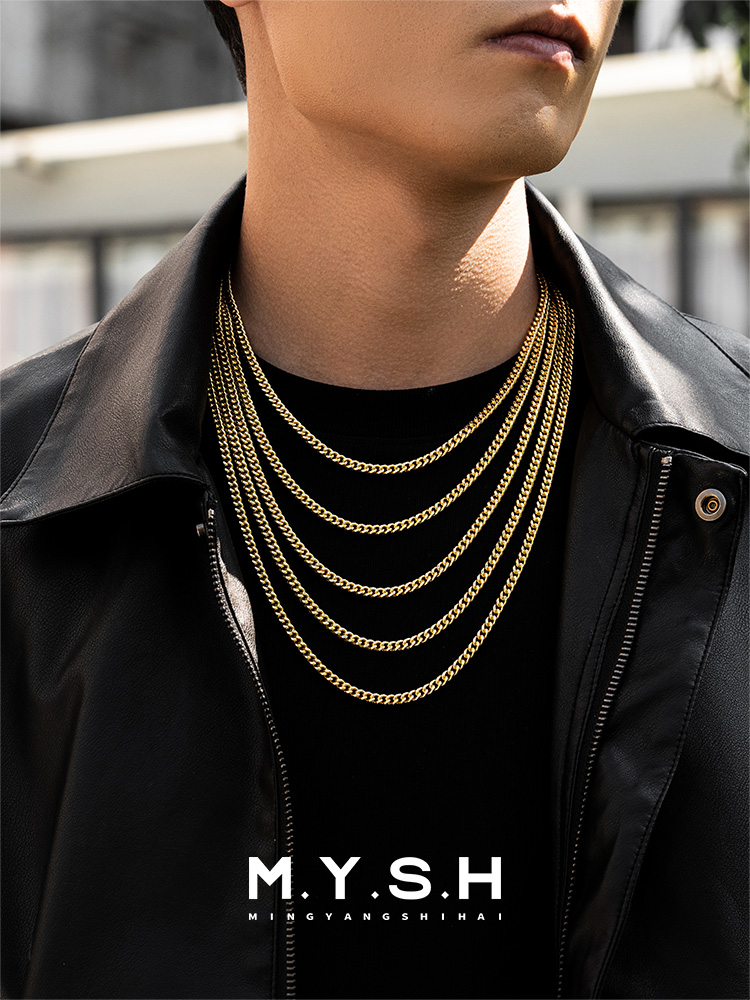 Cuban Link Silver Chain Necklace