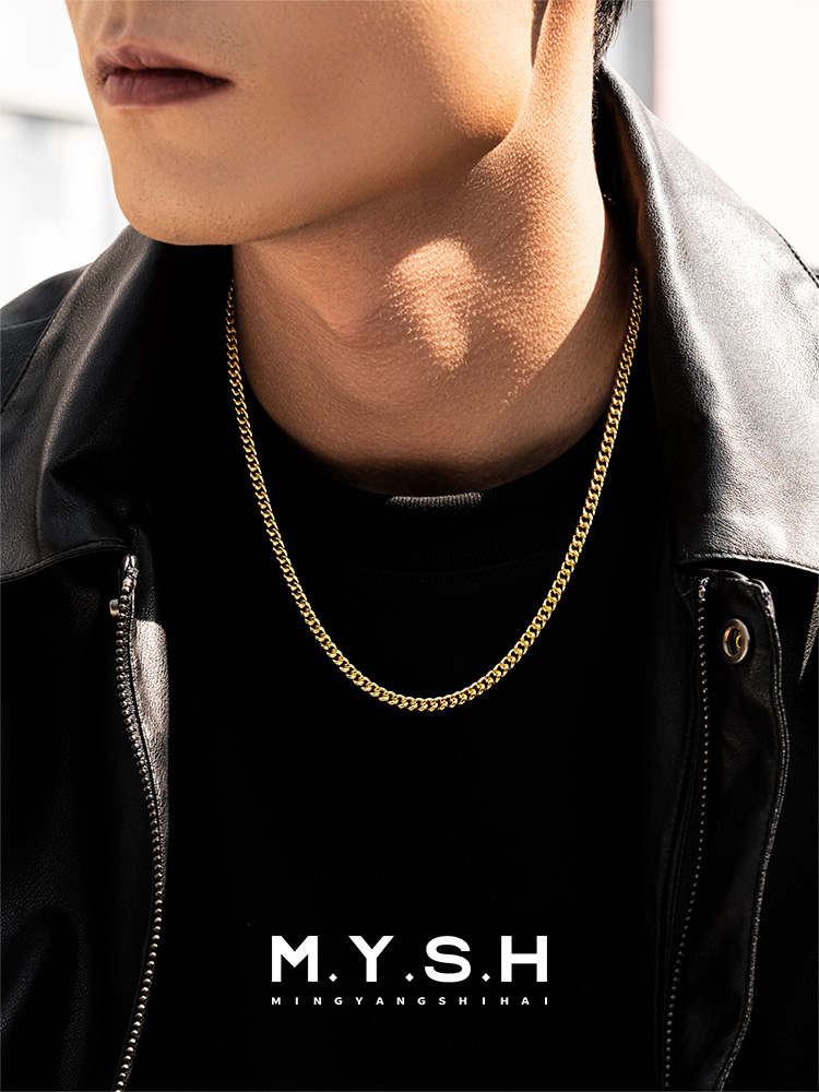 Cuban Link Silver Chain Necklace