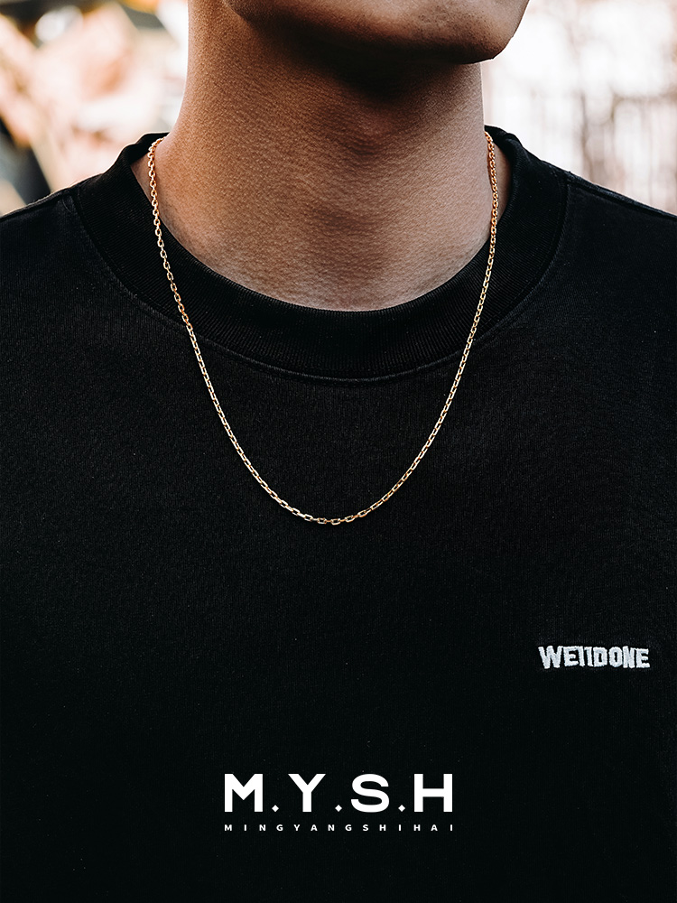 2.5MM S925 Silver Thin Box Chain Necklace