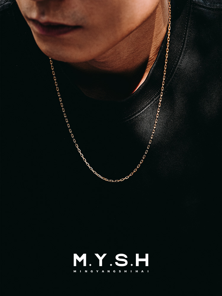 2.5MM S925 Silver Thin Box Chain Necklace