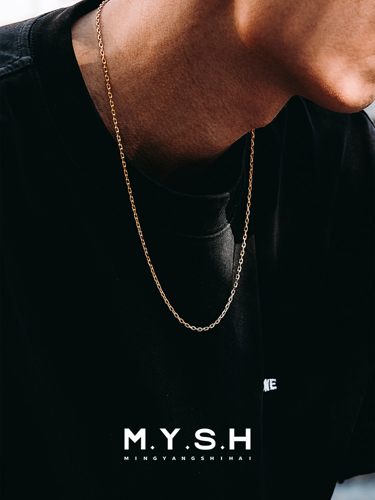 2.5MM S925 Silver Thin Box Chain Necklace