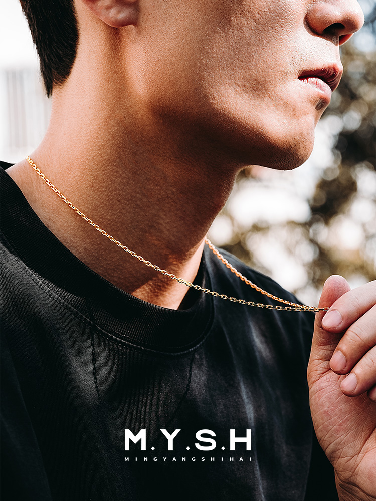 2.5MM S925 Silver Thin Box Chain Necklace