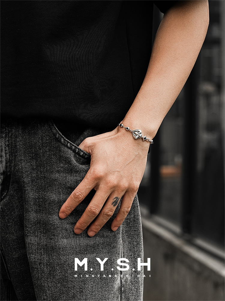 S925 Silver Lucky Spade Bracelet