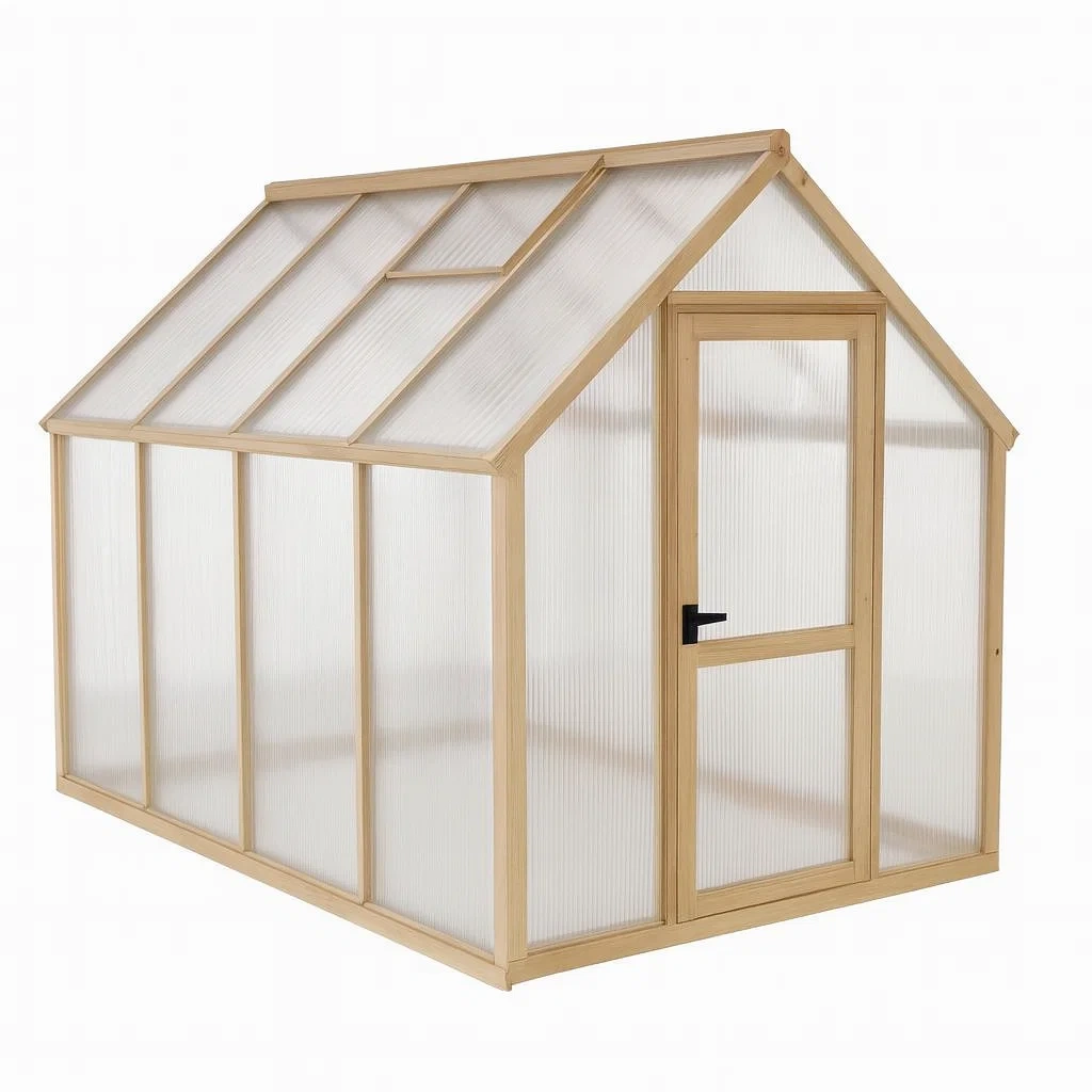 Serra da giardino in legno e policarbonato-FURNARK