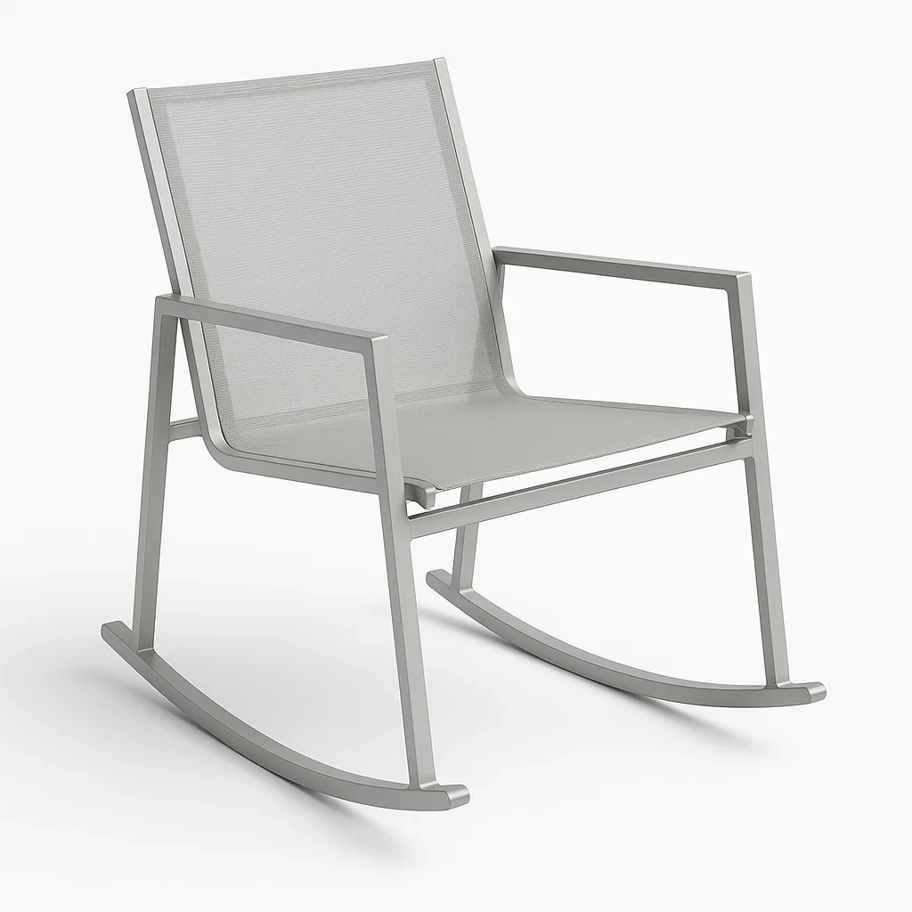 Sedia a dondolo da terrazzo